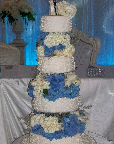 gâteau avec des fleurs frâiche Fresh Flowers cake