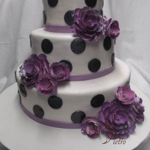 Point de polka gâteau / Polka Dot cake