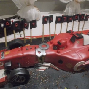 gâteau F1 Ferrari / F1 Ferrari cake