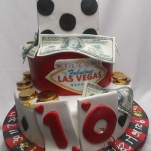 gâteau theme casino / Casino cake