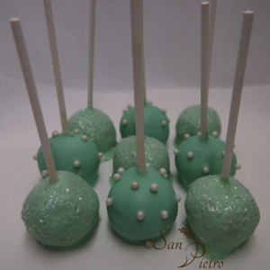 cake pops Turquoise / Turquoise cake pops