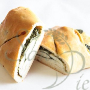 Spinach and Mozzarella Roll