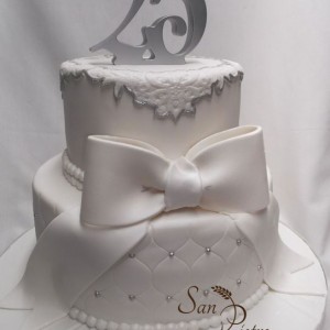 gâteau 25ième Anniversaire / 25th Wedding Two tier