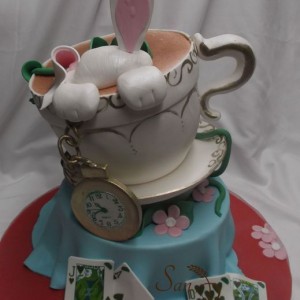 Alice au pays des merveilles gâteau / Alice in Wonderland cake