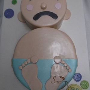 Bébé pleure gâteau / Baby Blues cake