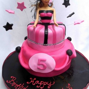 gâteau Barbie pour Mariah / Barbie cake dress for Mariah