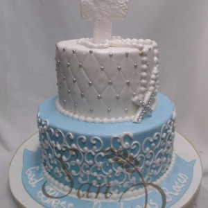 Baptism cake for Rocco