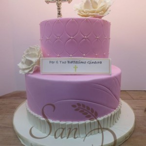Baptsim CAke for Ginevra