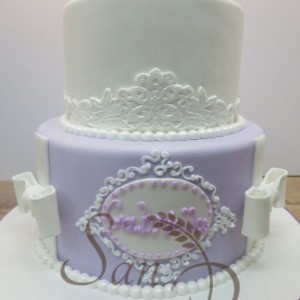 Baptism cake for Gabriella