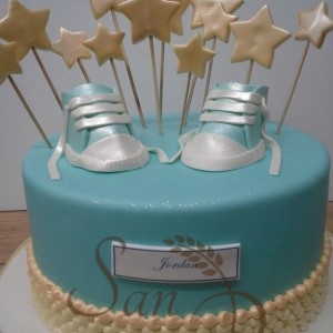 Baptism cake for Jordan