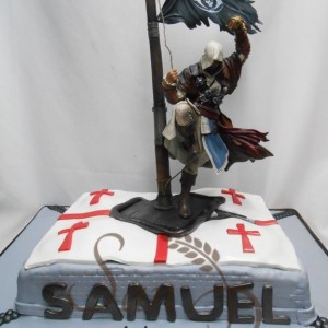 Goth Pirate Cake