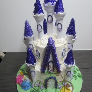 Castle Buttercream Cake