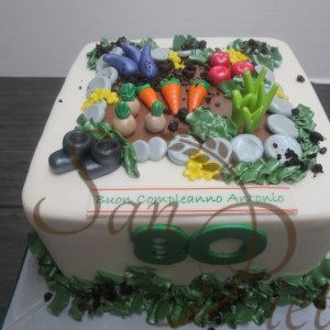 Garden Theme Cake