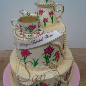 Two Tier Tea Time Cake