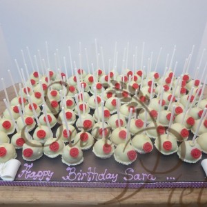 Cake pop birthday cake