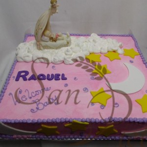 Moon and Stars baby cake
