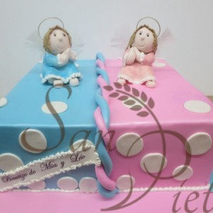 Baby Shower Twin Cake