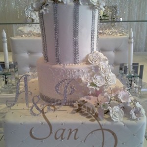 Wedding Diamond Tall Cake