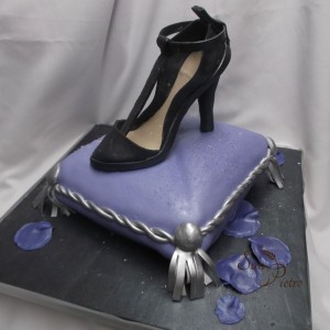 salsa gâteau de chaussures / Salsa shoe cake