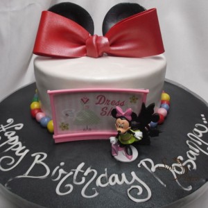 gâteau Minnie Mouse pour Rosana / Minnie Mouse cake for Rosanna