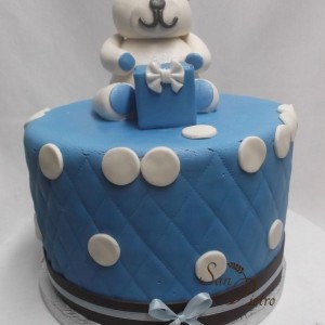 De Polka Dot Ourson gâteau / Teddy Bear Polka Dot cake