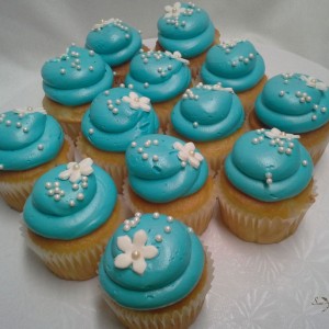 Aqua-cupcakes