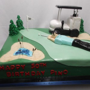 golf cake