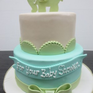 Elephant baby shower theme