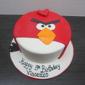 angry birds cake
