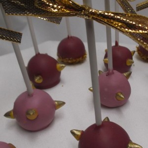 spike cake pops