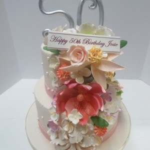50th Birthday Spring flower