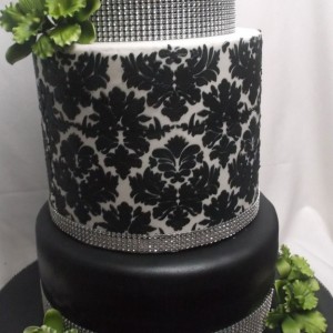 Damask-and-bling